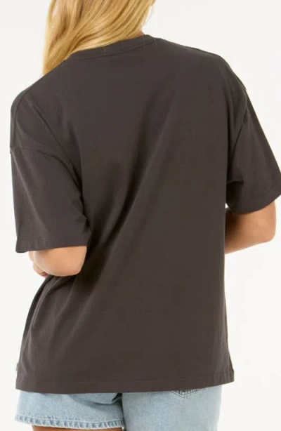 Rip Curl Juniors' Luna Heritage T-shirt In Washed Black