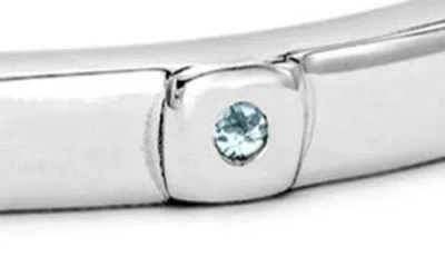 Samuel B. Semiprecious Stone Two-tone Bangle Bracelet In Blue