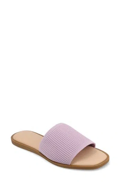 Journee Collection Womens Prisilla Flat Sandals In Lilac