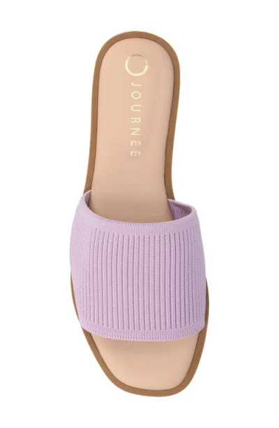 Journee Collection Womens Prisilla Flat Sandals In Lilac