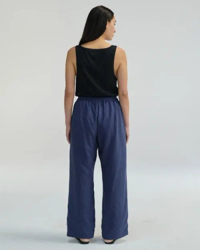 Almina Concept Relaxed Ribbed Tank Top In Black