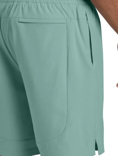 Society Of One By Dxl Big & Tall Seamed Shorts In Deep Sea Green