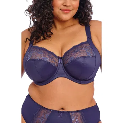 Elomi Women's Full Figure Morgan Underwire Bra El4111, Online Only In Midnight