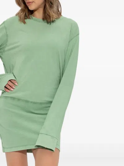 Dsquared2 Long-sleeve Mini Dress In Green
