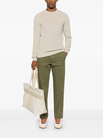 Aspesi Cotton Sweater In Neutrals