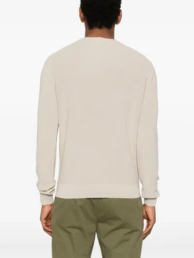 Aspesi Cotton Sweater In Neutrals