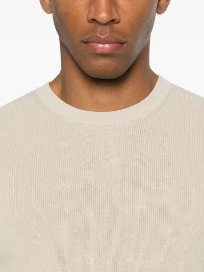 Aspesi Cotton Sweater In Neutrals