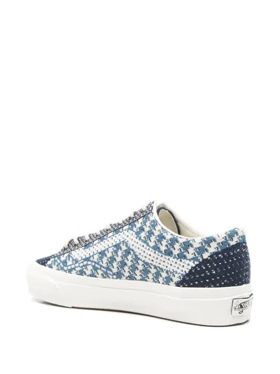 Vans Patterned-jacquard Sneakers In Blue