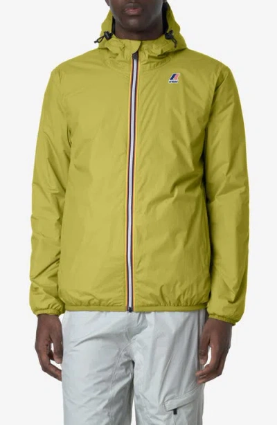 K-way Le Vrai 4.0 Claude Warm Water Repellent Jacket In Green Moss