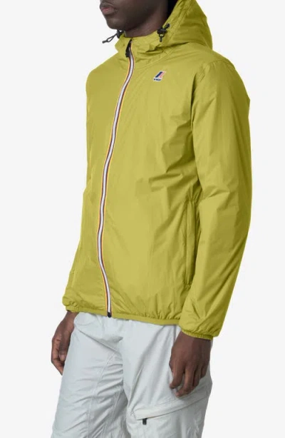 K-way Le Vrai 4.0 Claude Warm Water Repellent Jacket In Green Moss