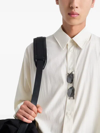 Lemaire Loop Shirt In Neutrals