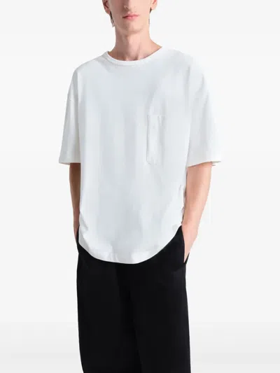 Lemaire Boxy Ss T-shirt In White