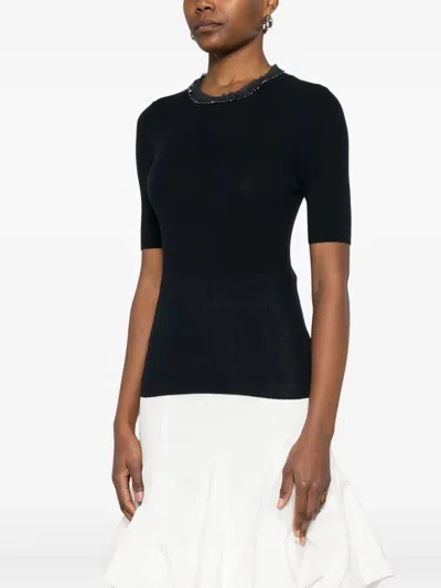 P.a.r.o.s.h Ribbed T-shirt In Blue