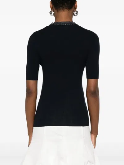 P.a.r.o.s.h Ribbed T-shirt In Blue