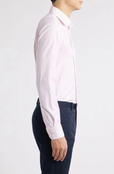 Hugo Boss Boss Hank Kent Slim Fit Performance Stretch Dress Shirt In Light Pink