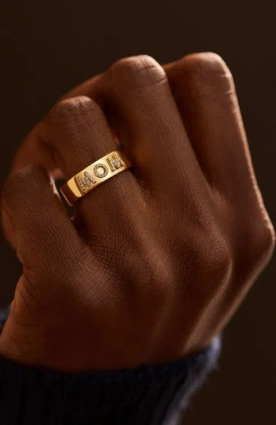 Baublebar 18k Gold Custom Block Ring In Gold