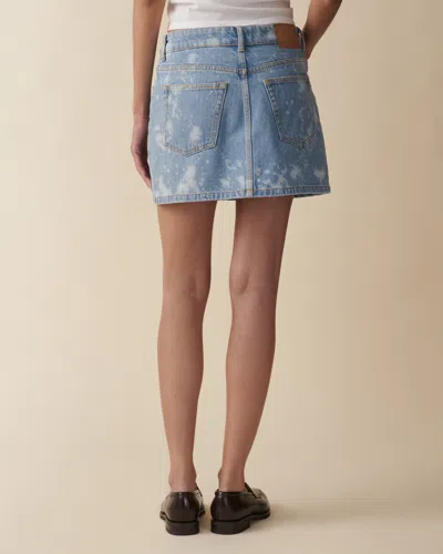 Jeanerica Vivi Skirt Splash In Blue