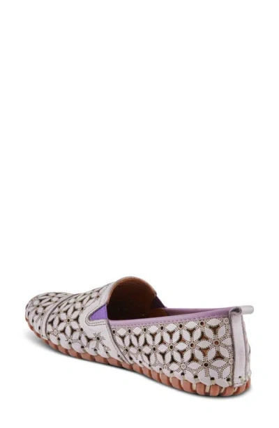 Spring Step Flowerflow Slide Sandal In Lavender