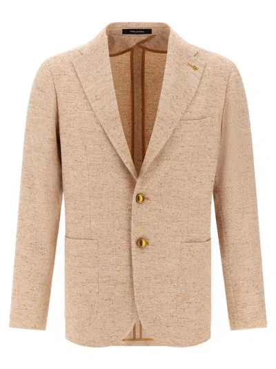 Tagliatore Blazer 'montecarlo' Button Cuffs In Pink