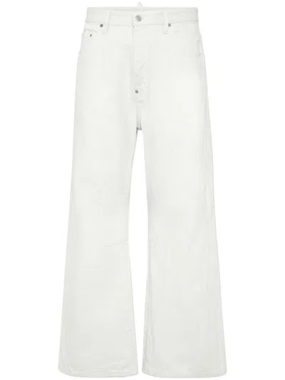 Dsquared2 White Denim Jeans In White