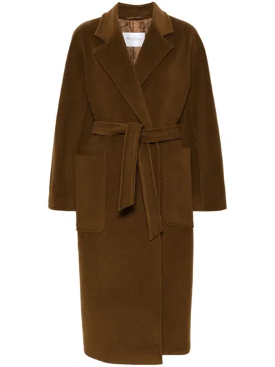 Max Mara Coat In Brown