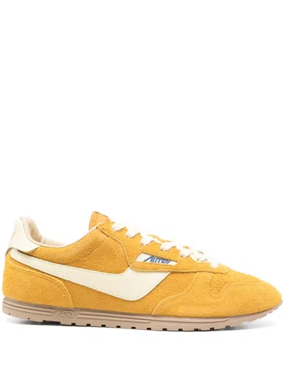 Autry Mineral Yellow Windspin Sneaker In Yellow