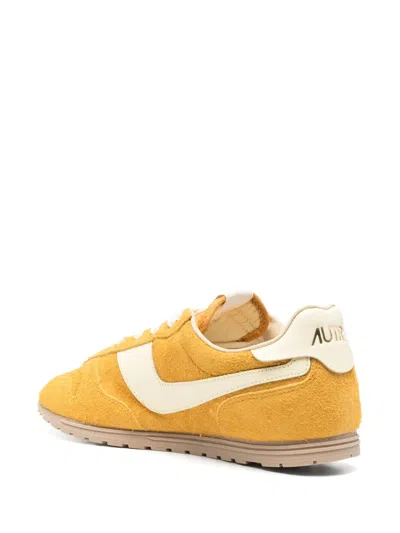 Autry Mineral Yellow Windspin Sneaker In Yellow