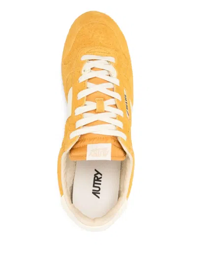Autry Mineral Yellow Windspin Sneaker In Yellow