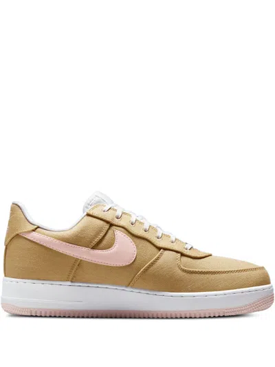 Nike Low-top Rubber Sole Sneakers With Contrast Stitching In Brown