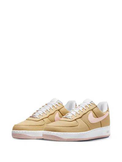 Nike Low-top Rubber Sole Sneakers With Contrast Stitching In Brown