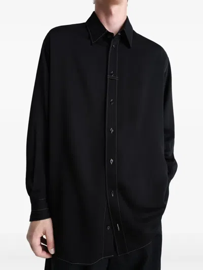 Lemaire Men's Camicia Loop In Black