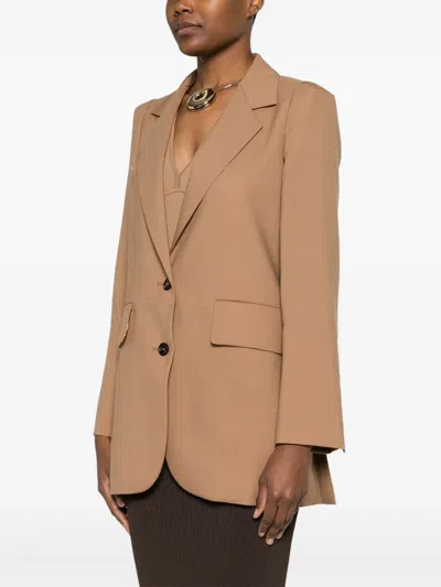 Max Mara Kitten Blazer In Brown