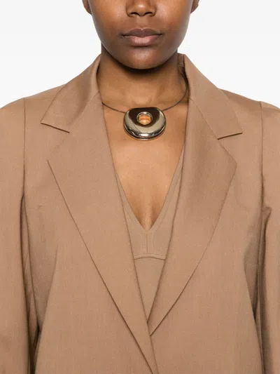Max Mara Kitten Blazer In Brown