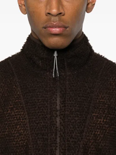 Roa Alpha Direct Half Zip Sweater In Brown