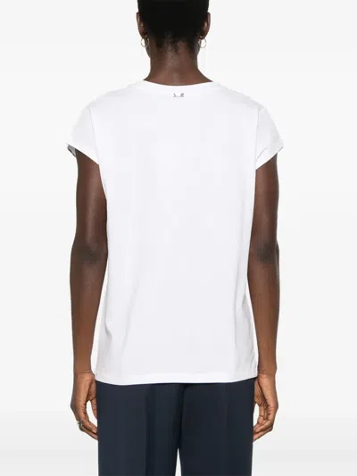 Herno T-shirt In Interlock Jersey In White