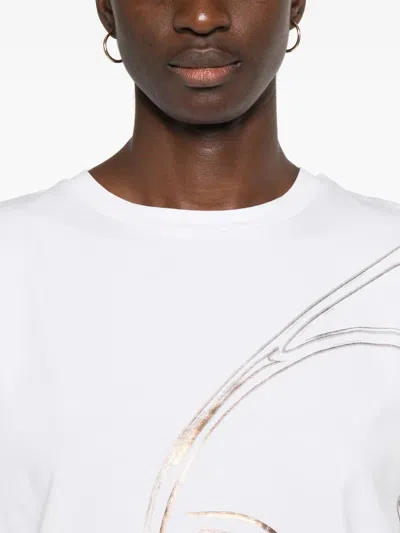 Herno T-shirt In Interlock Jersey In White