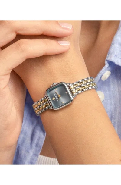 Olivia Burton Grosvenor Mini Watch, 20mm In Blue