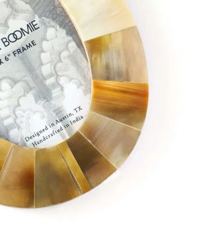 Matr Boomie Kachhua 4x6 Oval Picture Frame In Brown - Oval 4x6