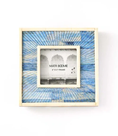 Matr Boomie Neela Picture Frame In Blue - 3x3