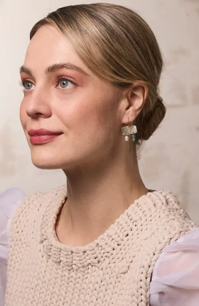 Cog Vessel Earrings In Silver
