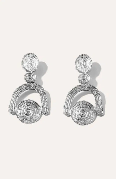 Cog Frida Earrings In Silver