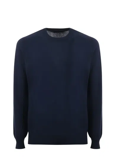 Fay Wool Sweater In Blue