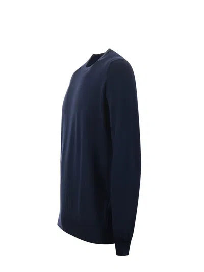 Fay Wool Sweater In Blue