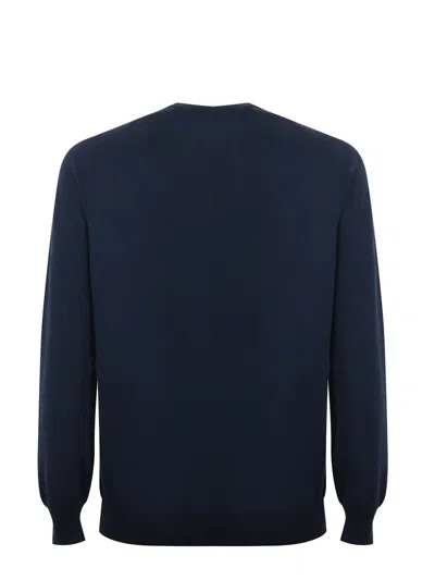 Fay Wool Sweater In Blue