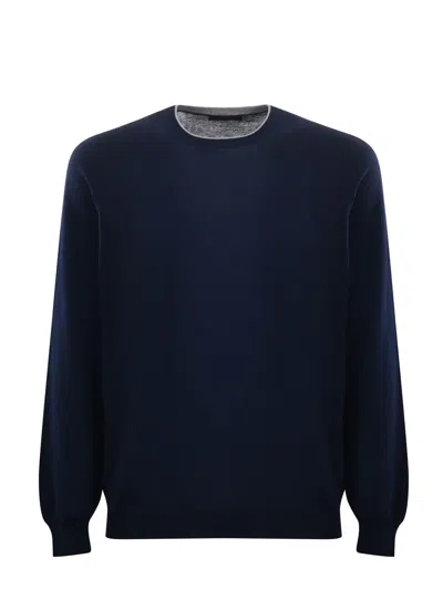 Fay Wool Sweater In Blue