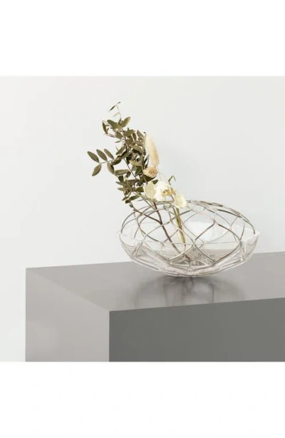 Orrefors Bloom Low Vase In Clear