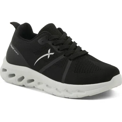 Flexus By Spring Step Rushing Low Top Sneaker In Black
