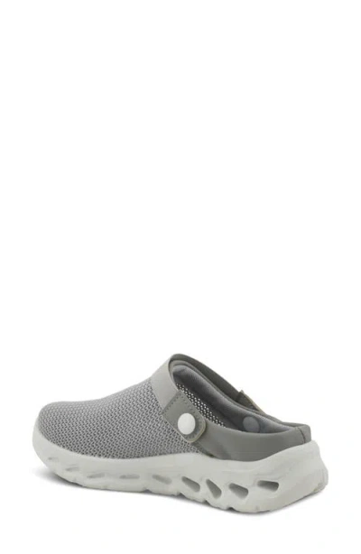 Flexus By Spring Step Nix Clog Sneaker In Grey