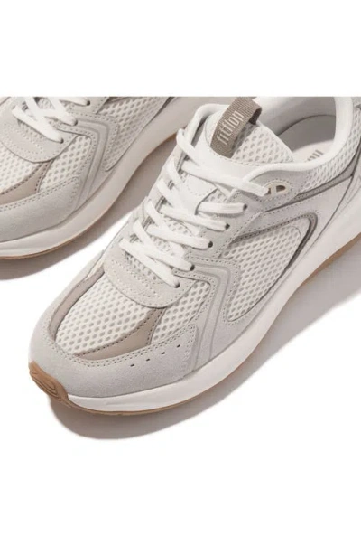 Fitflop F-mode Flow Platform Sneaker In Urban White