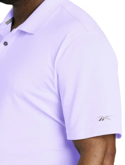 Reebok Performance Solid Polo In Digital Gleam